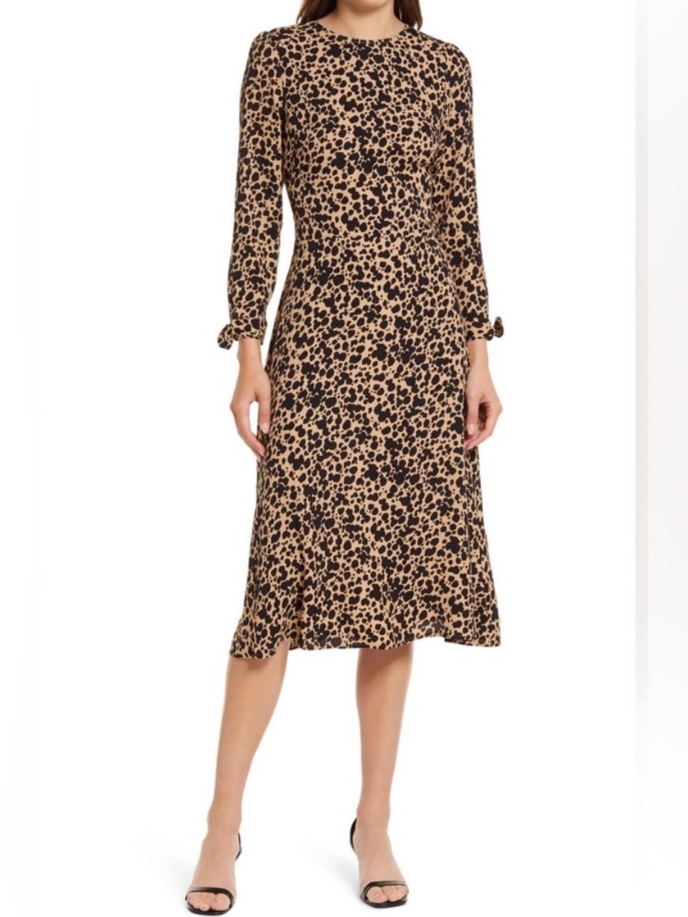 Reformation Port Dress Blitz Leopard Print Dress Size 4